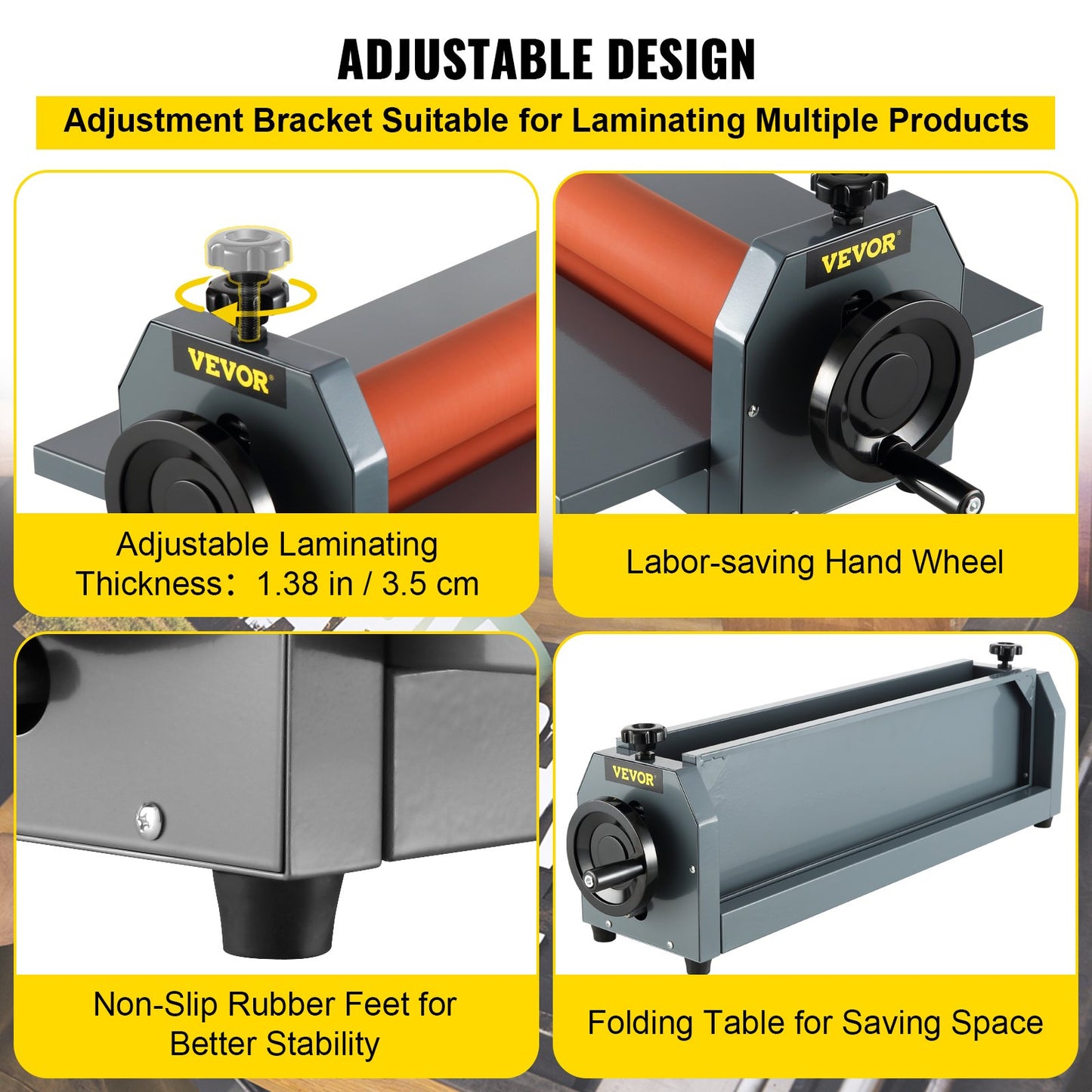 29.5" 750MM Manual Cold Roll Laminator Vinyl Photo Film Mounting Laminating Machine Cold Roll Laminating Machine