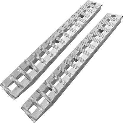 213.4 cm x 35.6 cm Aluminum Loading Ramps 2721.6 kg Car Trailer Truck Hook End 1 Pair