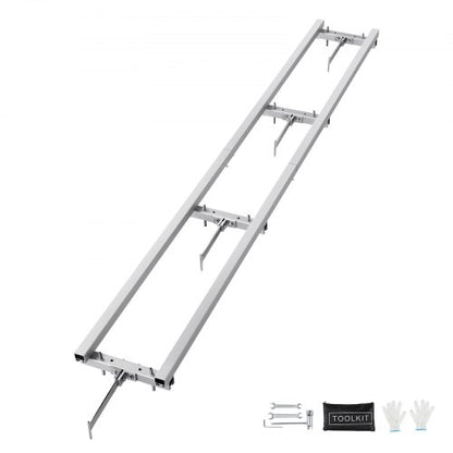 Skenstyrningssystem för fräsning 2,74 m motorsågsfräsning Skenstyrning med 4 tvärstänger