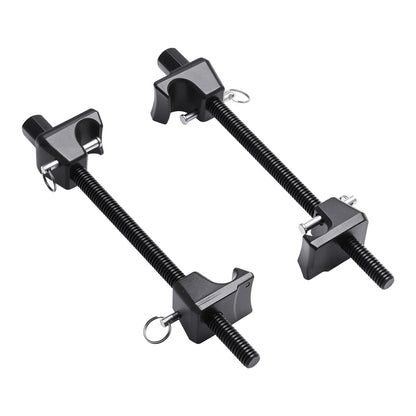 Strut Spring Compressor, 2 Pack, Heavy Duty Coil Spring Compressor Tool with 10.4 Inches(256 mm) Range, Compatible with 0.86 inches(22 mm) Hex Sockets, Fit for Car Truck Motorcycle, Black