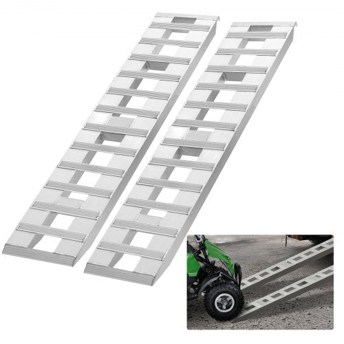 182.9x38.1 cm Aluminum Ramps 2721.6 kg Capacity Loading Ramps 2PCS