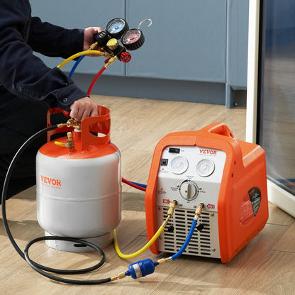 Återvinning av köldmedium 13,6 kg cylindertank 400 PSI Vätskeklassad Y-ventil