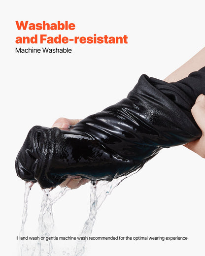 Men Pullover Hoodie, XX-Large Size, Fleece Long Sleeve Comfy Casual Basic Pullover Hooded Sweatshirt, Warm & Skin-friendly, Practical & Trendy, Black Hoodie with Large Pocket for Fall & Winter