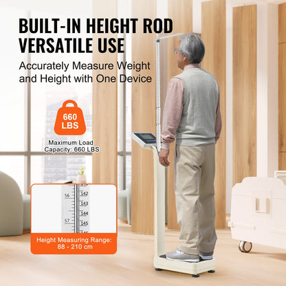 Medical Digital Scale Professional Physician Scale for Weight Height 299.4 kg