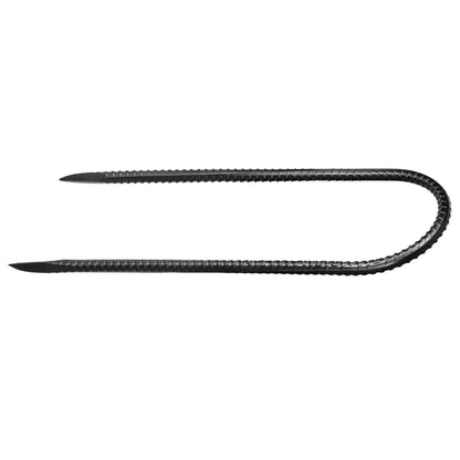 12-tums 8-pack armeringspinnar 304,8x82,04 mm kraftiga U-formade galvaniserade markankare