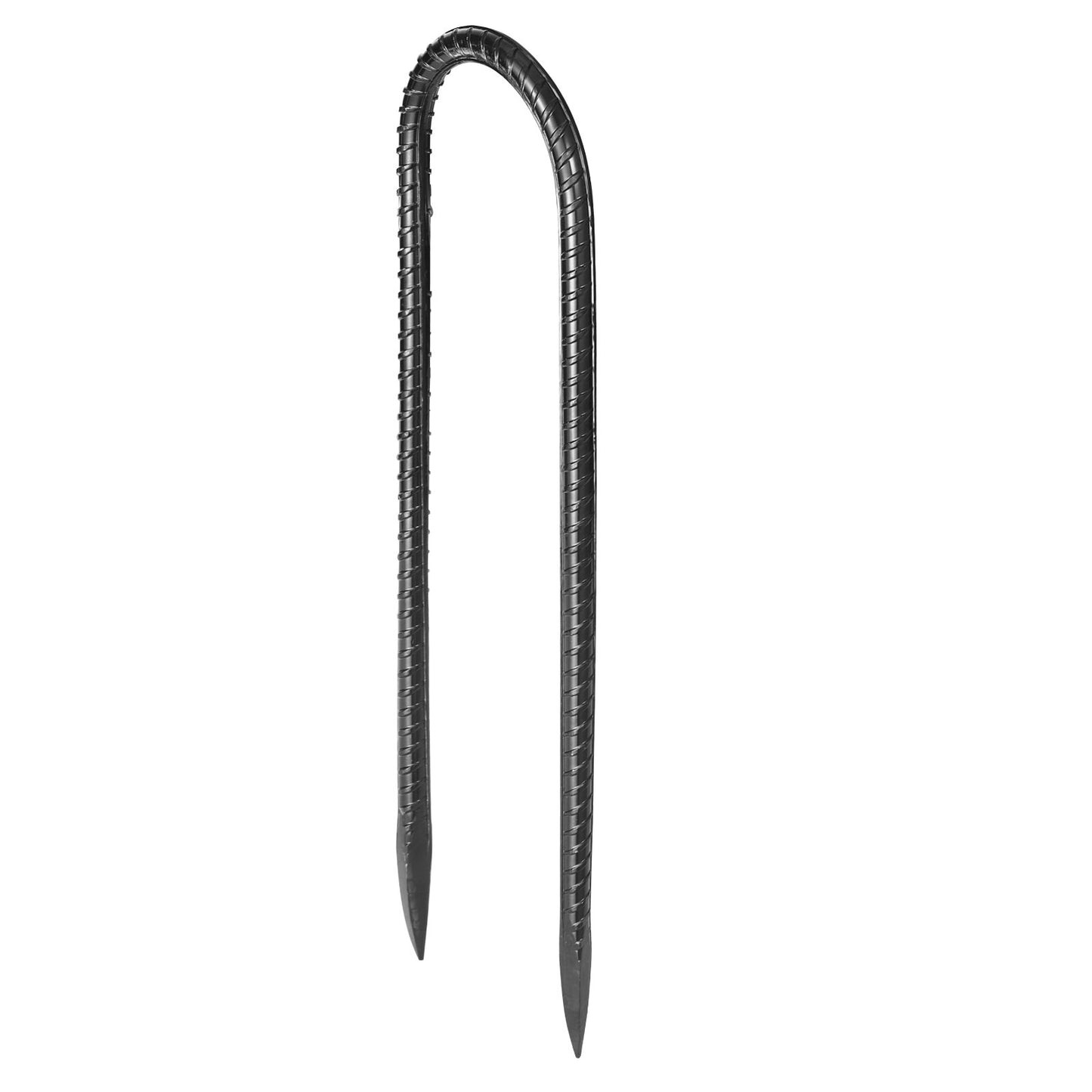 254x55,88 mm / 10 tum 12-pack armeringsstöttor kraftiga U-formade galvaniserade markankare