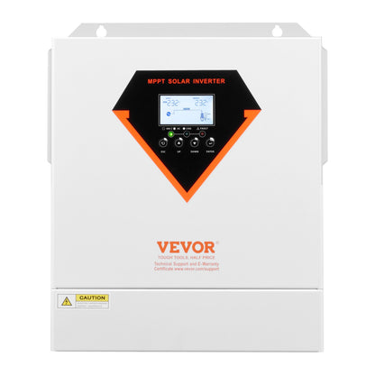 Hybrid Solar Inverter, 3500W, All in One Pure Sine Wave Power Inverter Charger, 24V DC to 220/230V AC, with Built-in WIFI 100A MPPT Solar Controller, for Off-Grid System Lead Acid Lithium Battery