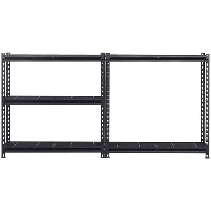 Storage Shelves, 2000 lbs, 5 Tier Heavy Duty Garage Shelving, 16" D x 36" W x 72" H Adjustable Metal Shelves for Industrial Shelving Unit Utility Shelf, for Kitchen, Warehouse, Basement, Black
