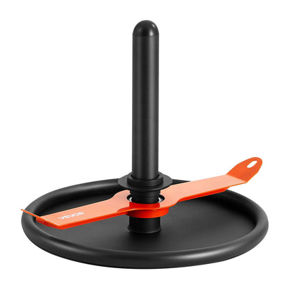 Weight Sled, Steel Power Sled, Fitness Strength Training Sleds for Athletic Exercise Speed Improvement, Workout Fitness Equipment with Harness, Compatible with 51 mm Weight Plate, Orange & Black