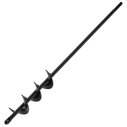 Auger Drill Bit for Planting, 40 x 420 mm Spiral Drill Bit, for 3/8" Hex Drive Drills, Heavy Duty Bulb Planter Tool, Hole Drilling Attachments for Garden Post Hole Digger Fence Digging