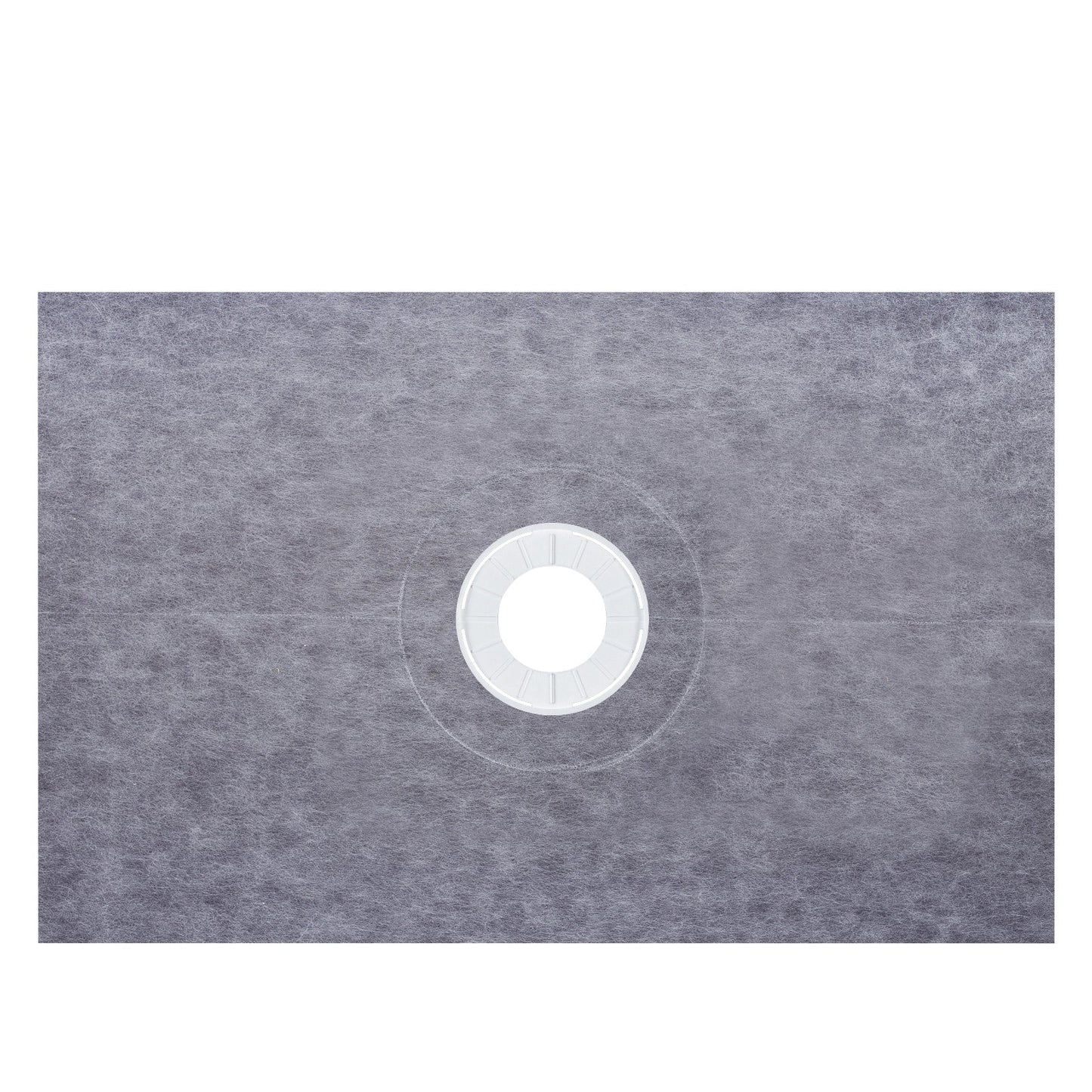 Shower Curb Kit, 38\"x60\" Watertight Shower Curb Overlay with 4\" PVC Central Bonding Flange, 4\" Stainless Steel Grate, 2 Cuttable Shower Curb and Trowel, Shower Pan Slope Sticks Fit for Bathr