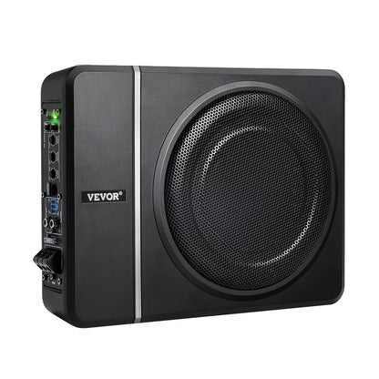 8" 240W subwoofer för undersätet, smala, drivna subwoofers för bil under sätet, inbyggd lågprofilsubwooferförstärkare, hög-/lågnivåingång och volymkontroll för stadsjeepar, bil, lastbil, husbil