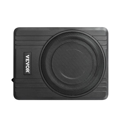 10" 300W subwoofer för undersätet, smala, drivna subwoofers för bil under sätet, inbyggd lågprofilsubwooferförstärkare, hög-/lågnivåingång och volymkontroll för stadsjeepar, bil, lastbil, husbil