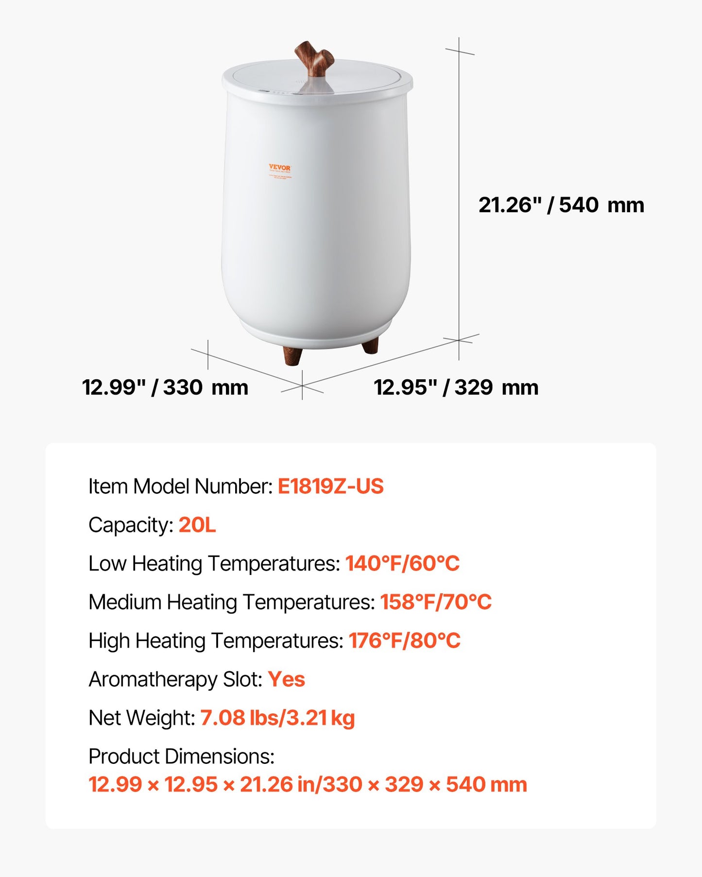 Towel Warmers for Bathroom, Towel Warmer Bucket Auto Shut Off for Spa Fits up to 3 Oversized Bath Towels, Blankets, Clothes, Bathrobes, PJ's and More