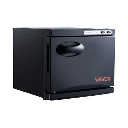 Hot Towel Warmer, 8L Small Towel Warmer Cabinet with Clip & Stainless Steel Rack, Holds up 12 Towels, Portable All-Round Heating Cabinet for Spa, Barber, Manicures, Massage, Salon, Black