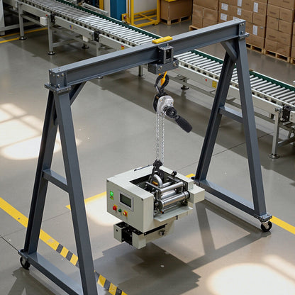 Manuell kättingtelfer, 1/2T 500 kg kapacitet, kraftig lyftanordning, 6 m lyftkedja i G80-legerat stål med dubbel spärrhake, 360° roterande krokar, för lager, garage