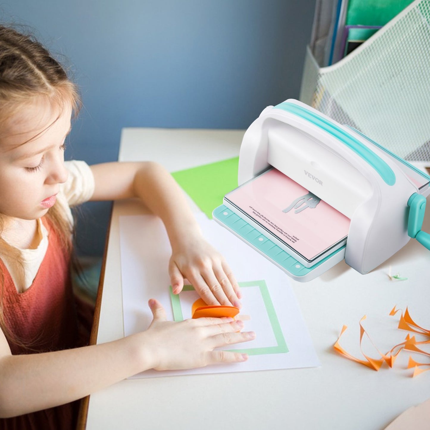 Manuell stans- och präglingsmaskin 22,9 cm öppning för konsthantverk, scrapbooking