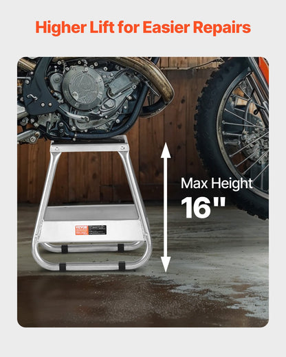 Dirt Bike Stand, 1100 lbs Load Capacity Dirtbike Pit Stand, Universal Non-Slip Off-Road Steel Heavy Duty Dirtbike Maintenance Lift, Moto Box Stand for Motorcycle & Powersports Maintainence