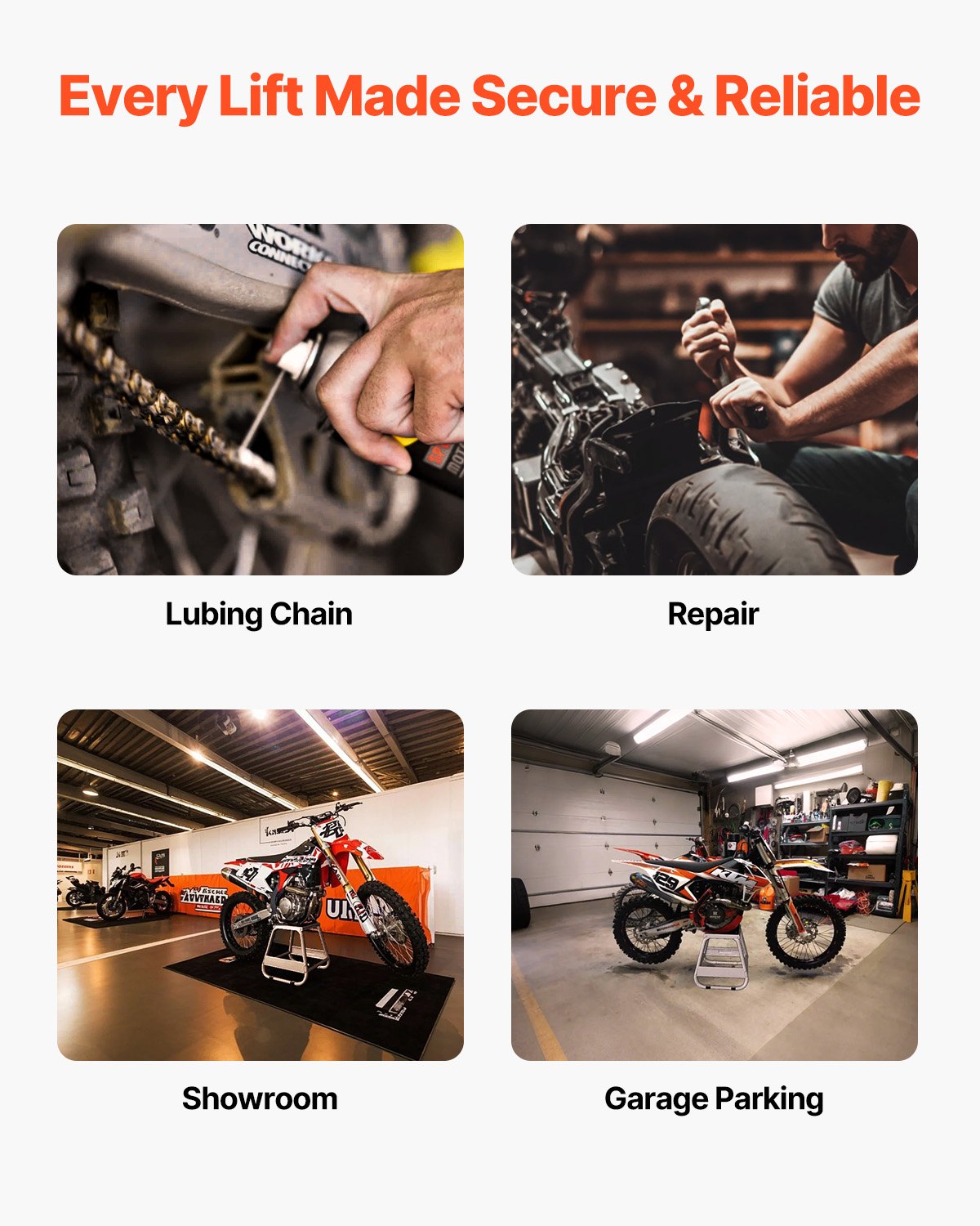 Dirt Bike Stand, 1100 lbs Load Capacity Dirtbike Pit Stand, Universal Non-Slip Off-Road Steel Heavy Duty Dirtbike Maintenance Lift, Moto Box Stand for Motorcycle & Powersports Maintainence