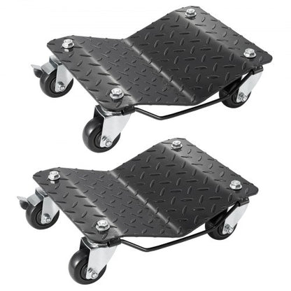 Car Dolly Wheel Tire Dolly 2 PCS Heavy Duty Skate Auto Repair Dolly 1360.8 kg