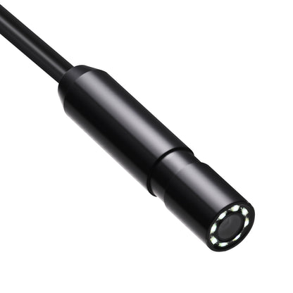 Endoscope Camera with Light, 1920P HD Borescope for Android & IOS, 8 LED Lights Inspection Camera with 5m Semi-Rigid Cable, 2X Zoom, IP67 Waterproof Snake Scope Camera for Auto, Plumbing