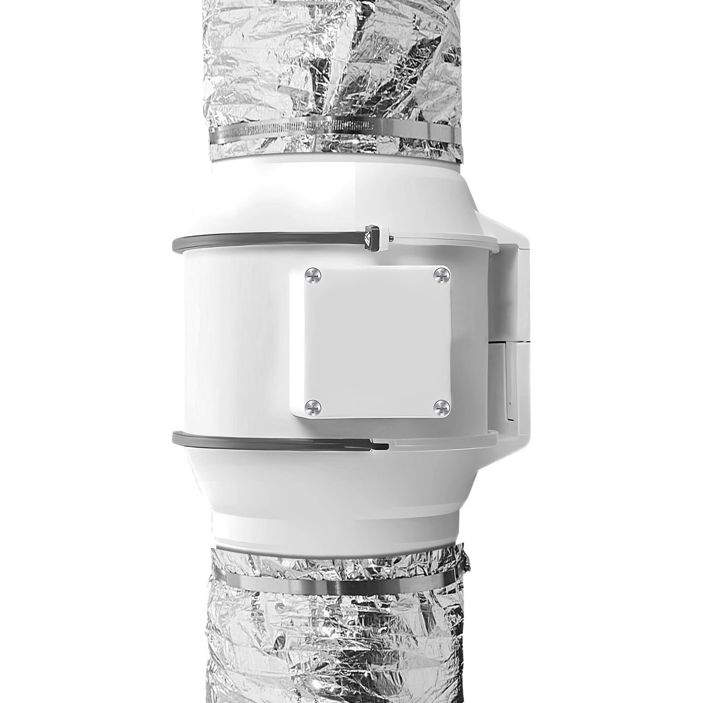 Dryer Vent Hose, 127MM Insulated Flexible Duct 7.62M Long with 2 Duct Clamps, Heavy-Duty Three Layer Protection for HVAC Heating Cooling Ventilation and Exhaust, R-4.2 Flame Resistance Value