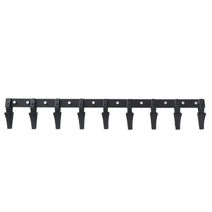 Bucket Tooth Bar, 72'', Heavy Duty Tractor Bucket 9 Teeth Bar for Loader Tractor Skidsteer, 4560 lbs Load-Bearing Capacity Bolt On Design, for Efficient Soil Excavation and Bucket Protection