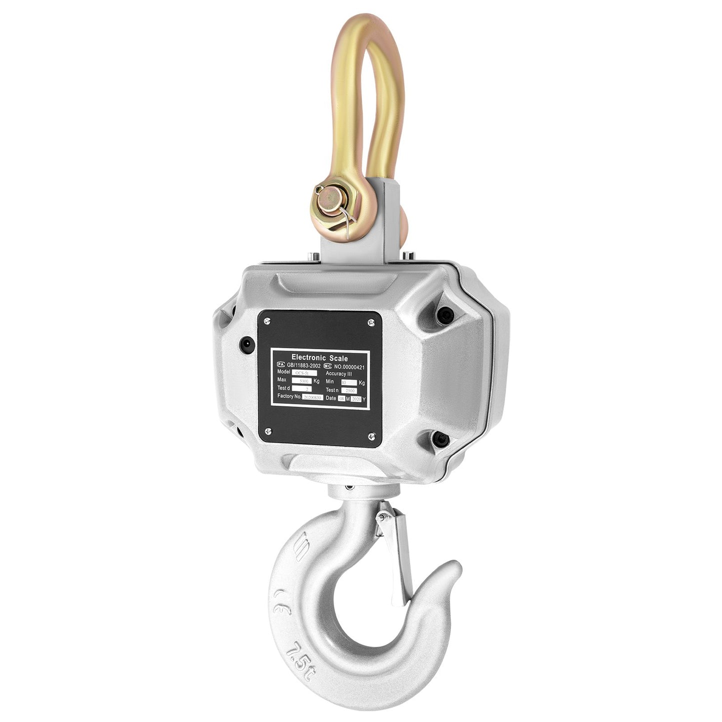 5000kg 11000lbs Digital Crane Scale Heavy Duty Crane Scale Industrial Digital Hanging Scale Weight LED