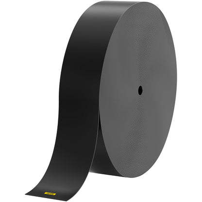 Kantlist, 25 cm djup, 91 m total längd, återvunnen HDPE-spiralformad terrassbräda, flexibel böjbar kantlist för landskapsarkitektur, gräsmatta, trädgård, uteplats, mot invaderande ogräs, svart