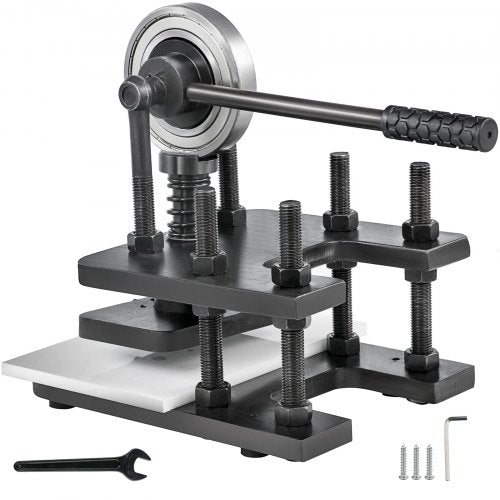 Leather Cutting Machine 180x120mm Manual Die Cutter Heavy Duty Leather Embossing Machine Hand Press Mold Mould Leather Die cut Leather Craft Cutting Machine for Various Materials