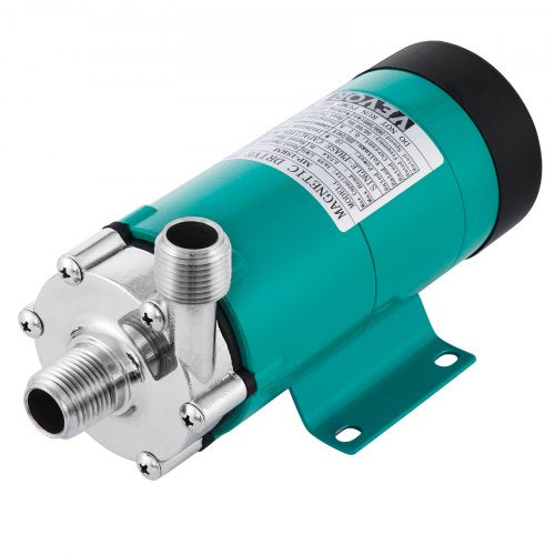 Magnetic Beer Pump with Food MP-15RP Grade Well Pump Stainless Steel Head Magnetic Drive Brewing Beer Pump with High Temp Magnetic Brewing Beer Pump