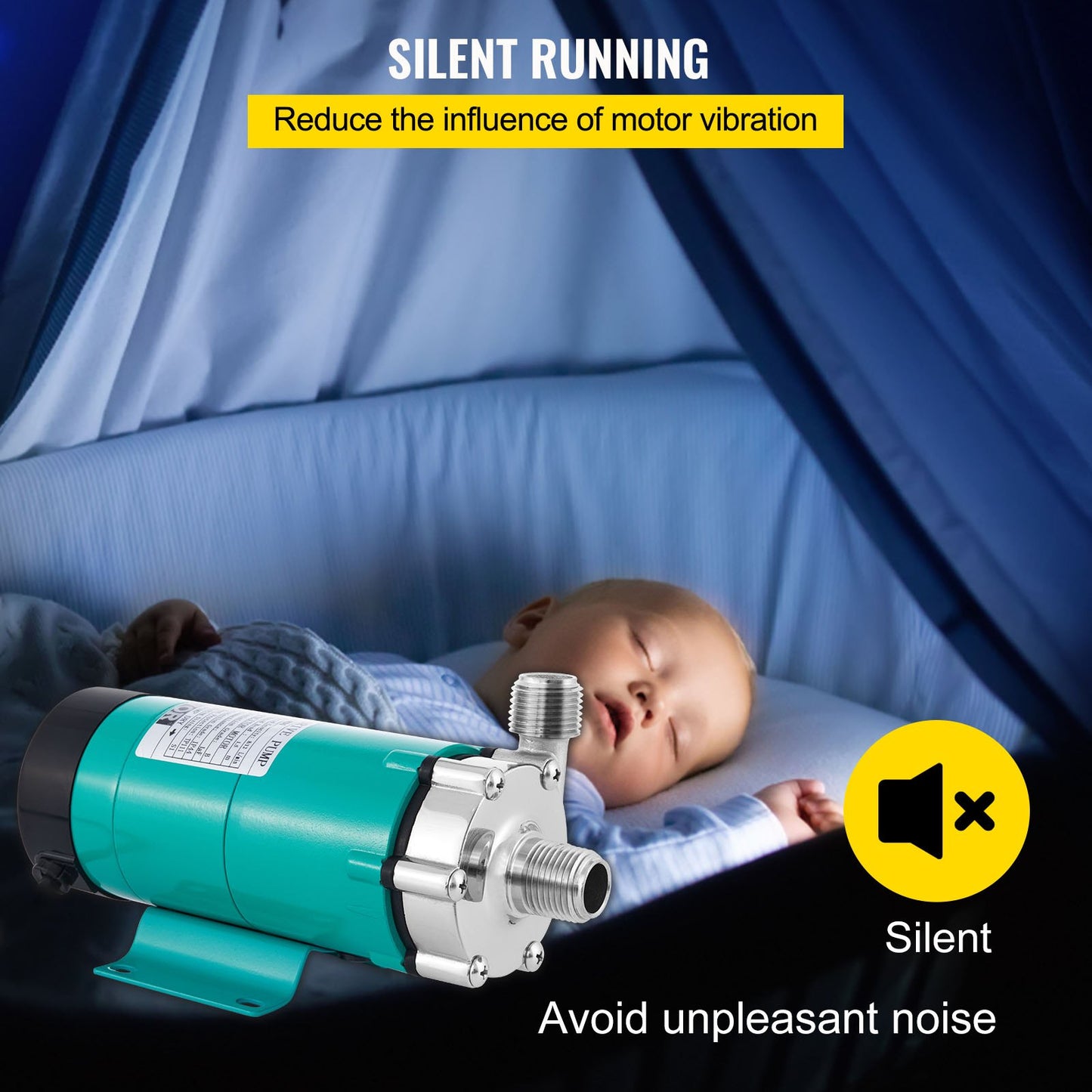 Magnetic Beer Pump with Food MP-15RP Grade Well Pump Stainless Steel Head Magnetic Drive Brewing Beer Pump with High Temp Magnetic Brewing Beer Pump