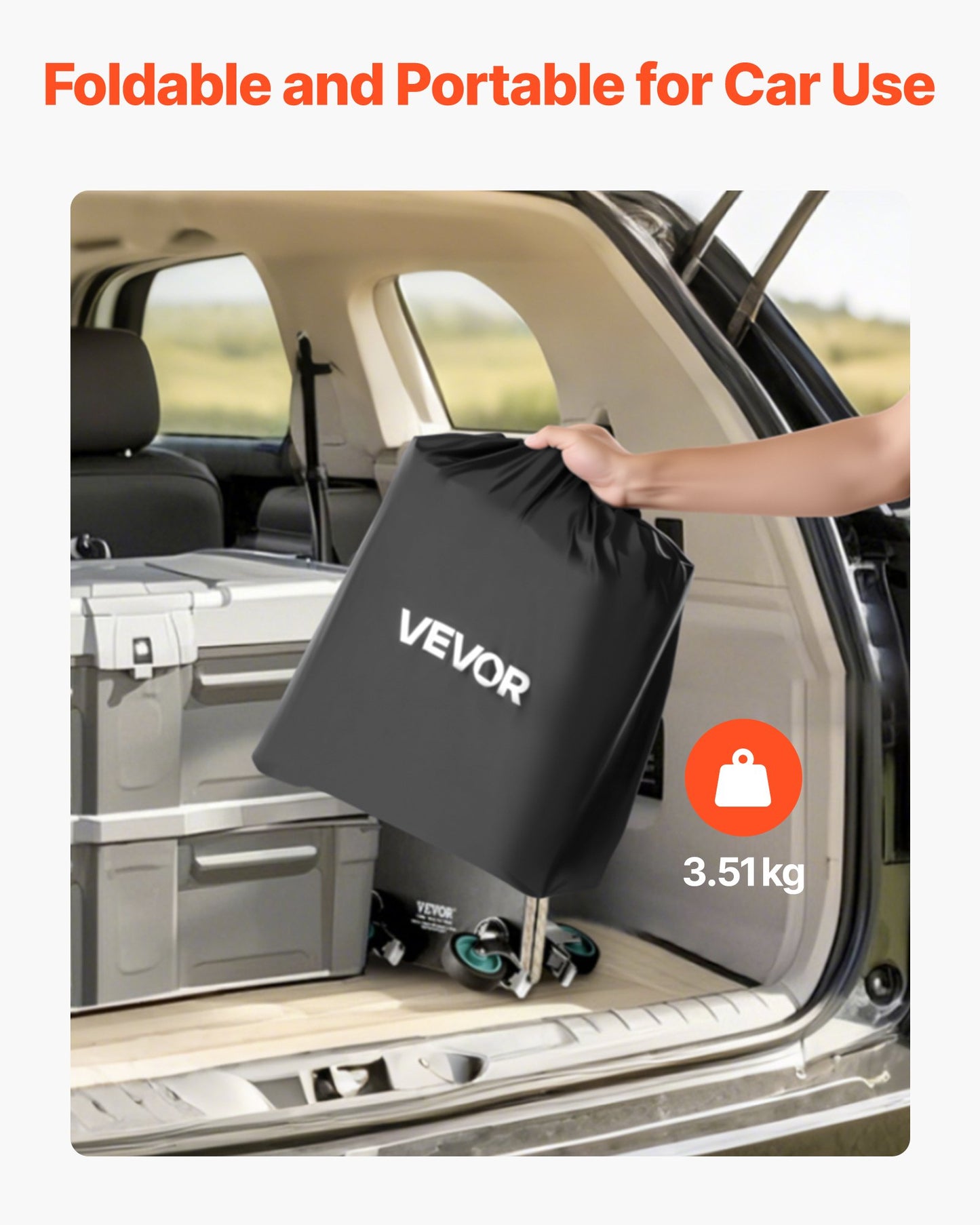 Hitch Cargo Carrier Bag, Waterproof 840D PVC, 59.84 x 24.02 x 24.41 in (20 Cubic Feet), Heavy Duty Cargo Bag for Truck Bed Storage with 6 Reinforced Straps, Suitable for Car Vans Hitch Basket