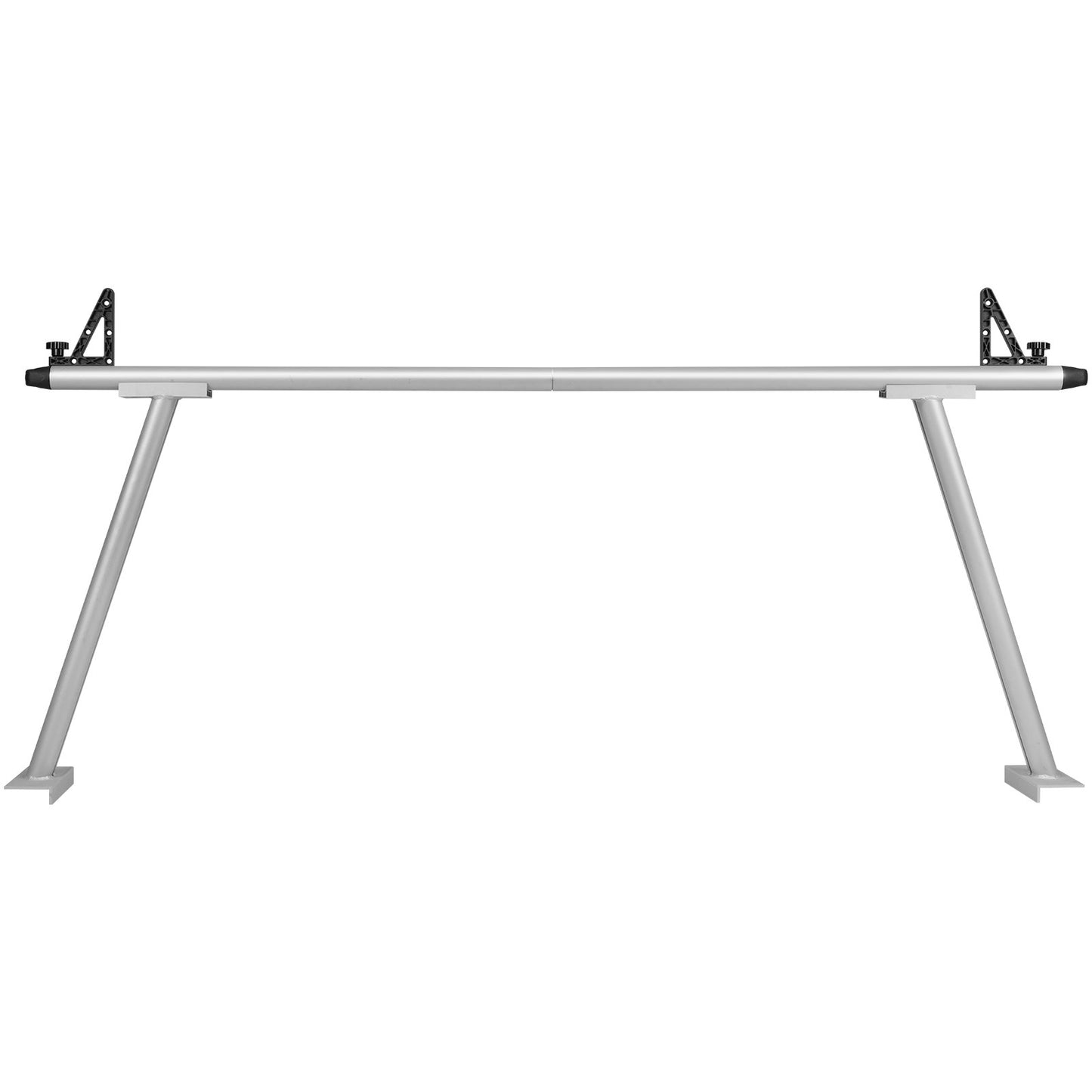 Lastbilsställ, kapacitet 360 kg, 193 cm x 80 cm aluminium stegställ för lastbil med 8 borrfria C-klämmor, kraftigt lastbilsflakställ med två stänger för kajak, surfbräda, virke, stege