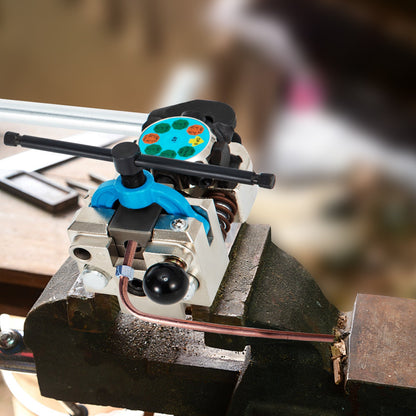 Brake Line Flaring Tool, 45 Degree Single, Double, and Bubble Flares for 3/16\", 1/4\", 5/16\" and 3/8\" Tube Size, Suitable for Soft Metal of Copper Lines