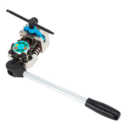 Brake Line Flaring Tool, 45 Degree Single, Double, and Bubble Flares for 3/16\", 1/4\", 5/16\" and 3/8\" Tube Size, Suitable for Soft Metal of Copper Lines