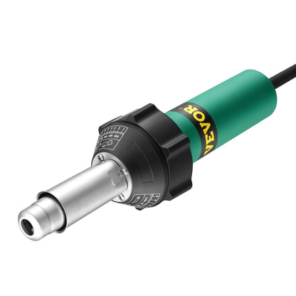 Hot Air Plastic Welder, 1600W Hot Air Torch Pistol, PVC TPO Vinyl Heat Gun Welding Torch, Plastic Welding Kit with 7 Accessories - 2 Nozzle & Speed Welding Tip, 1 Seam Roller for PP/PE/PVC Sheet