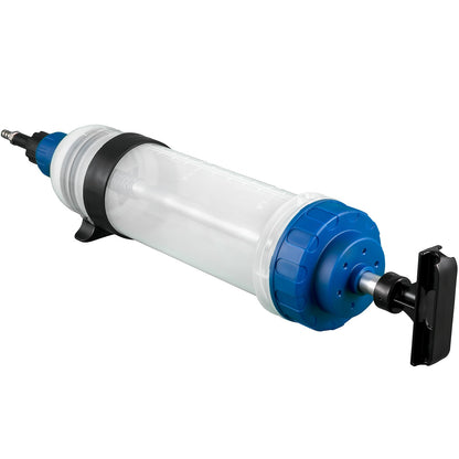 Transmission Fluid Pump Manual ATF Refill System Dispenser, Oil and Liquid Extractors 1.5 Liter Large Capacity, Automatic Transmission Fluid Pump Tool Set with ATF Filler Adapters