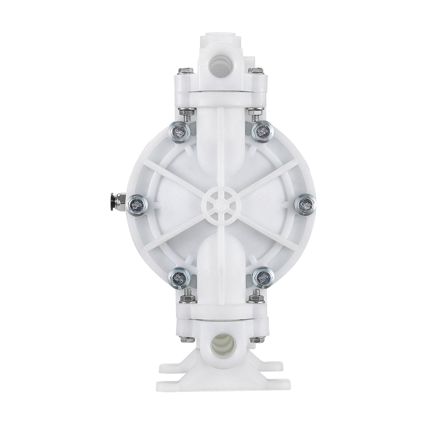 Air Operated Double Diaphragm Pump, 16.66 LPM Max, Standard Inlet & Outlet Air Pneumatic Waste Oil Transfer Pump, Polypropylene Body, Dual Diaphragms, for Diesel, Grease, Kerosene, Gasoline