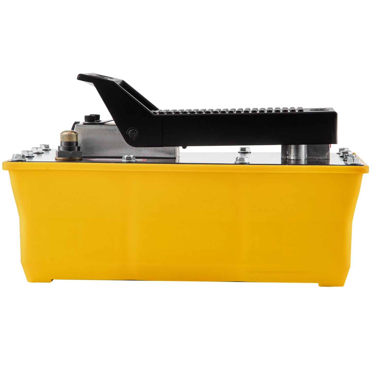 Air Hydraulic Pump, 10,000 PSI Hydraulic Foot Pump, 1.89 L Reservoir Foot Operated Air/Hydraulic Pump, with Hose and Spray Gun for Heavy Machinery Rigging, Auto Repair, Auto Body Frame Machines