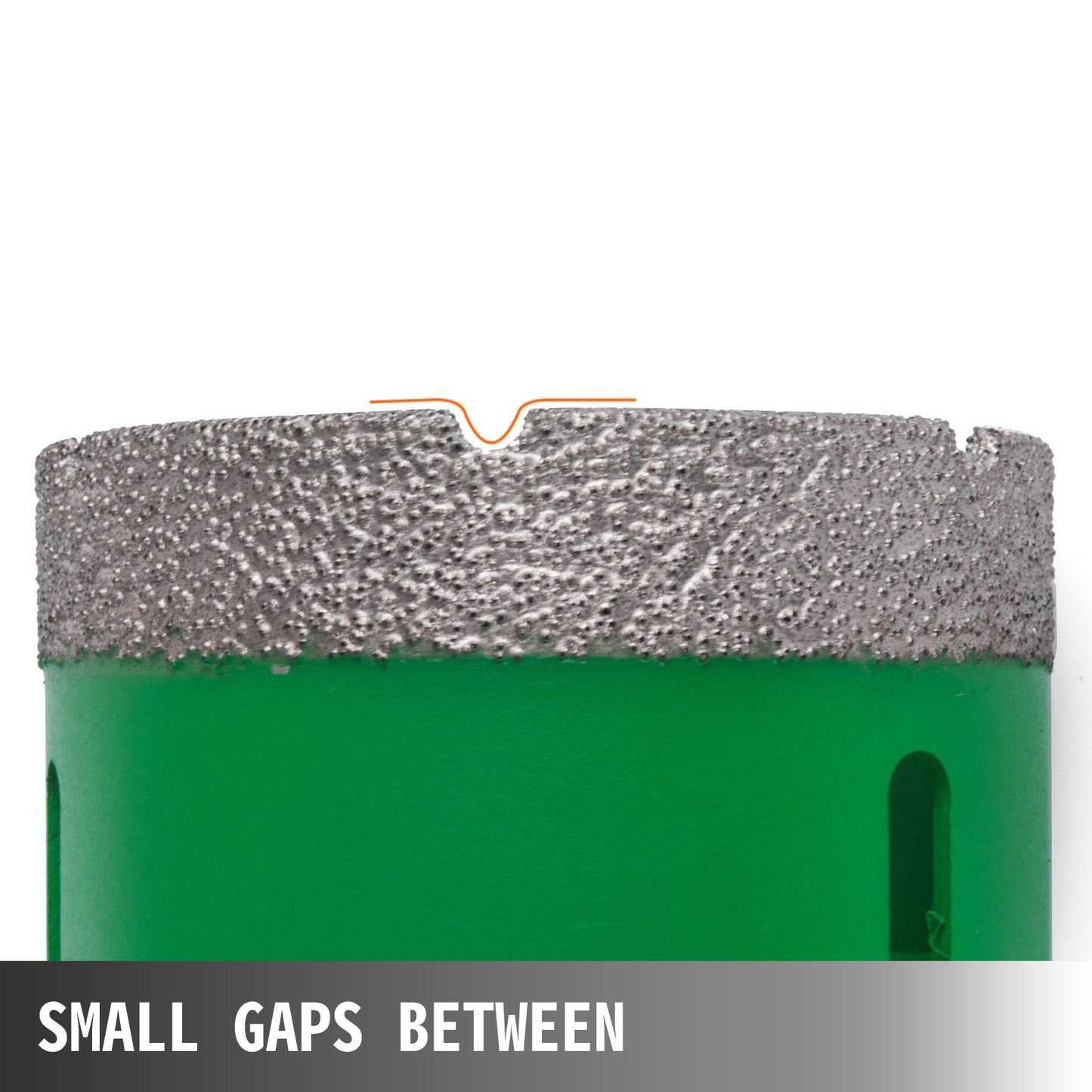 6 Pcs Diamond Hole Saw Set Drill Core Bits M14 Thread 20/25/40/45/50/68 MM(0.79/1/1.6/1.77/2/2.7 Inch) With 2 Saw Blades