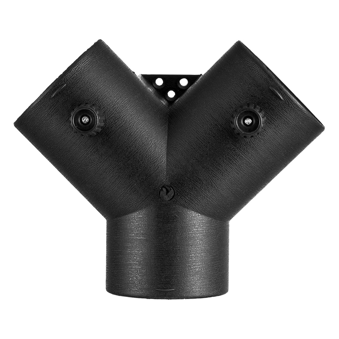 Dieselvärmarkontakt, 75 mm tillbehör till dieselvärmarkanalkoppling, 3-vägs Y-grenad dieselvärmare, luftventilationskanal med 2 90° roterbara ventiler, svarta kopplingar för 2KW, 5KW och 8KW värmare