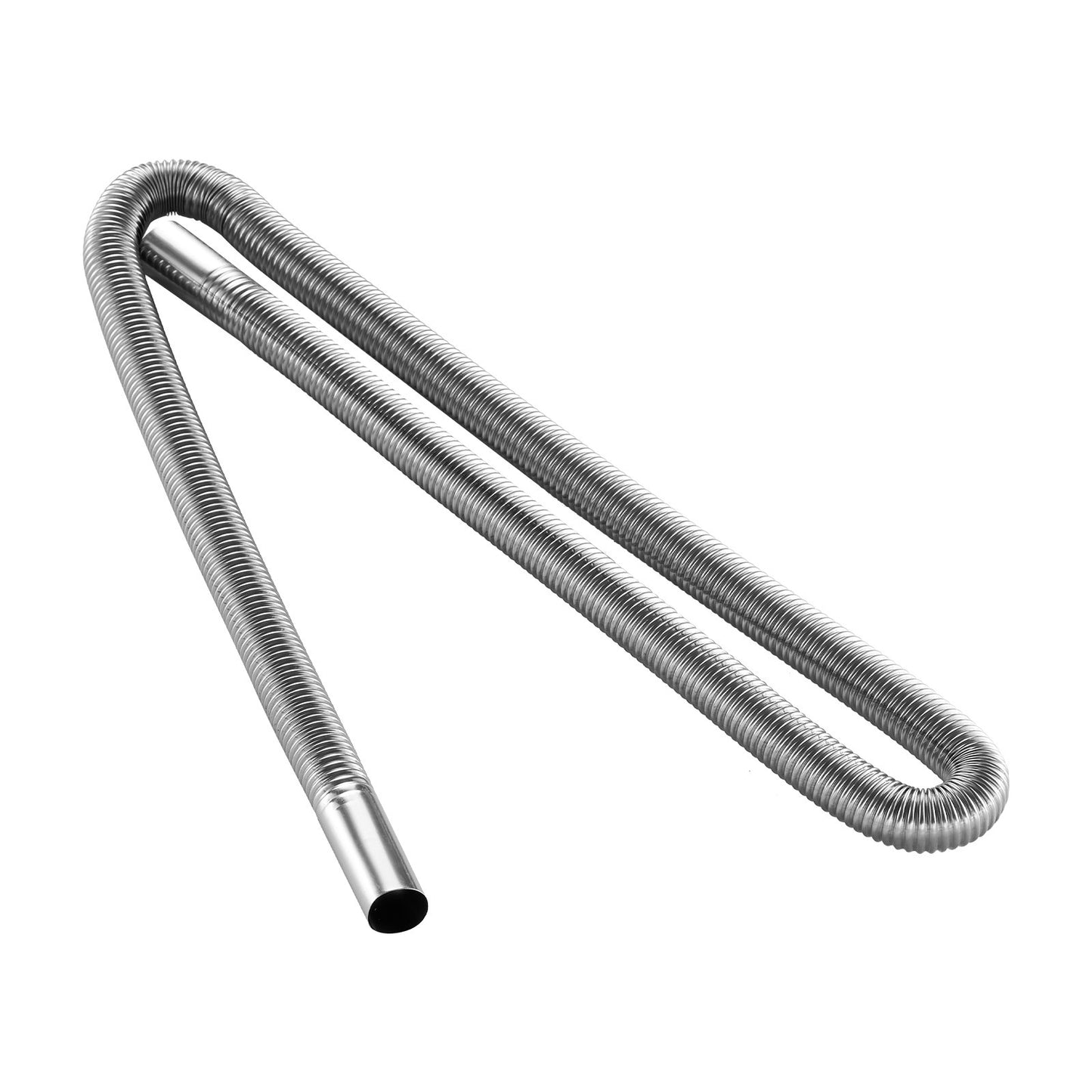 Exhaust Hose, 1490mm Stainless Steel Exhausts Hose, Diesel Heater Flexible Exhaust Pipe with 2 Hose Clamps, Exhausts Hoses Kit Diesel Heater Accessories for 2KW 5KW 8KW Diesels Heaters