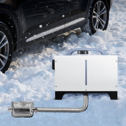 Exhaust Hose, 3000mm Stainless Steel Exhausts Hose, Diesel Heater Flexible Exhaust Pipe with 2 Hose Clamps, Exhausts Hoses Kit Diesel Heater Accessories for 2KW 5KW 8KW Diesels Heaters