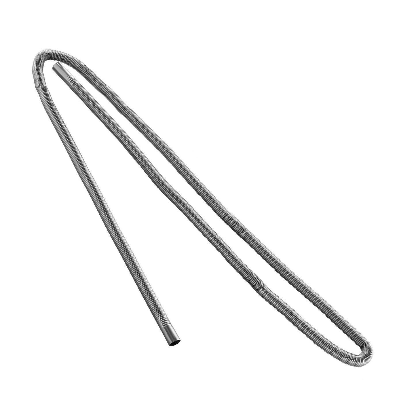 Exhaust Hose, 3000mm Stainless Steel Exhausts Hose, Diesel Heater Flexible Exhaust Pipe with 2 Hose Clamps, Exhausts Hoses Kit Diesel Heater Accessories for 2KW 5KW 8KW Diesels Heaters