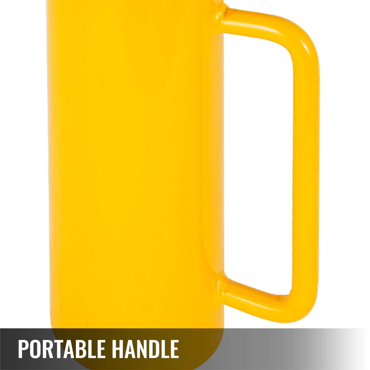 Hydraulisk cylinderdomkraft, 20 tons solid hydraulcylinder, 6 tums slaglängd enkelverkande hydraulcylinder, med snabbkoppling Bärbar hydraulisk solid domkraft Hydrauliska lyftcylindrar