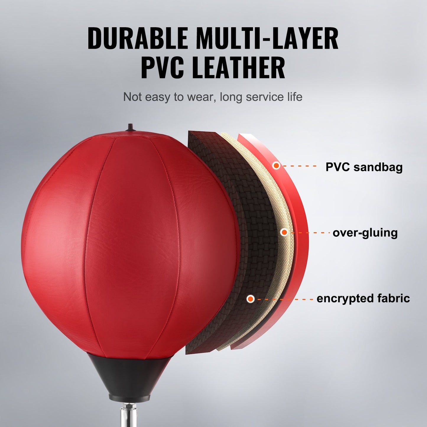 Punching Bag, Reflex Boxing Bag for Kids & Adults, Height Adjustable Free Standing Strike Bag Set with Boxing Gloves & Stand, Workout Speed Bag for Home Gym Training, Stress Relief & Fitness