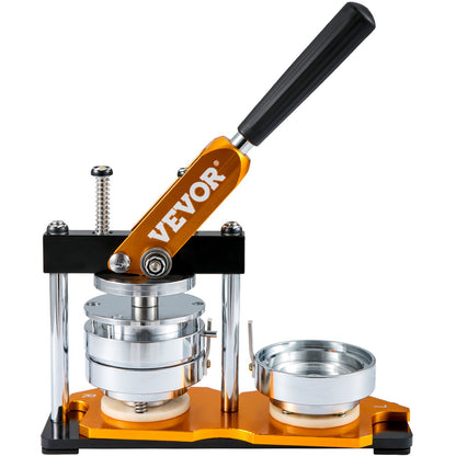 Knappmaskin, 75 mm (3 tum) stanspress för märkestryck, nåltillverkare för barn, gör-det-själv-presenter, knapptillverkningstillbehör med 500 st knappdelar, cirkelskärare och magisk bok