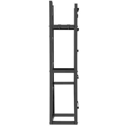 Refrigerant Tank Rack with 1x50lb, 2x30lb and 3 Small Bottles Cylinder Tank Rack, 48.5x15x11 inch Refrigerant Cylinder Rack Gas Cylinder Racks and Holders for Gas Oxygen Nitrogen Storage