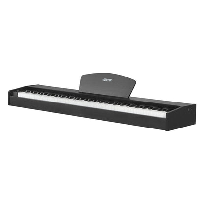 Weighted Digital Piano, 88 Keys Fully Weighted, Electric Piano Dual Keyboard & Speakers, with Sustain Pedal, Recording Function, 238 Tones, Wireless Connection, for Beginners, Without Stand